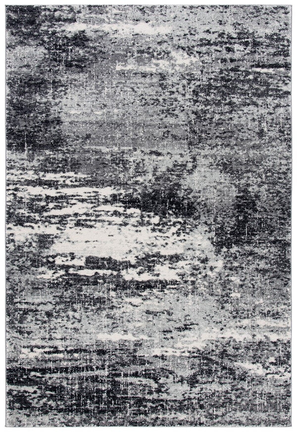 Safavieh Evoke 272 Power Loomed  Rug Ivory / Dark Grey EVK272G-5SQ