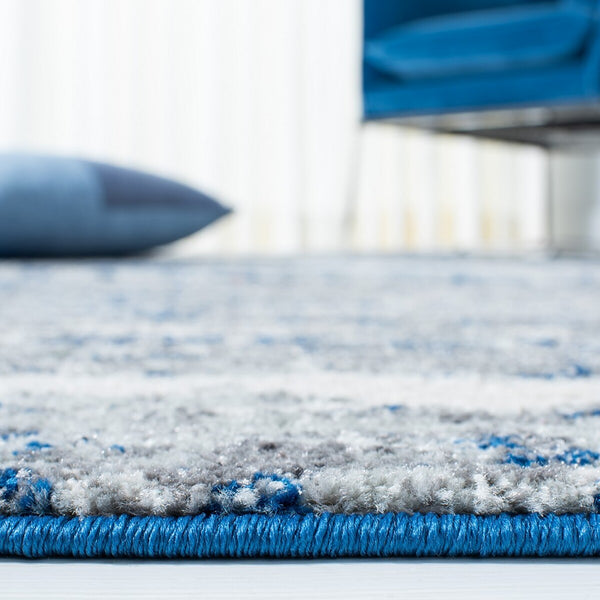 Safavieh Evoke 272 Power Loomed  Rug Dark Blue / Grey EVK272L-9