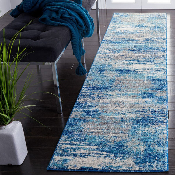 Safavieh Evoke 272 Power Loomed  Rug Light Blue / Grey EVK272M-9