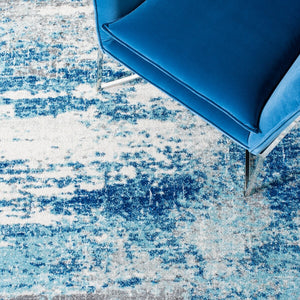 Safavieh Evoke 272 Power Loomed  Rug Light Blue / Grey EVK272M-9