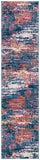 Safavieh Evoke 272 Power Loomed Transitional Rug Navy / Orange EVK272N-9