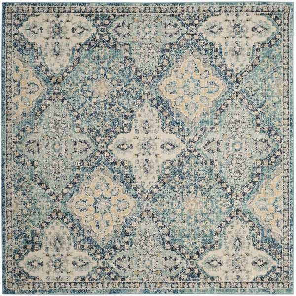 Safavieh Evoke 274 Power Loomed  Rug Light Blue / Ivory EVK274C-4