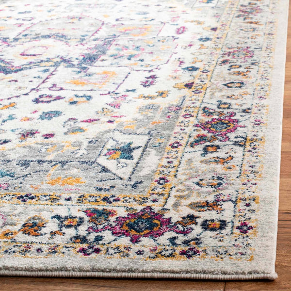 Safavieh Evoke 275 Power Loomed TRADITIONAL Rug Ivory / Grey EVK275A-4