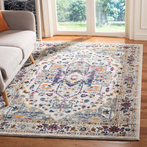 Safavieh Evoke 275 Power Loomed TRADITIONAL Rug Ivory / Grey EVK275A-4