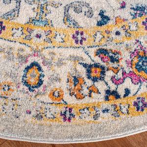 Safavieh Evoke 275 Power Loomed TRADITIONAL Rug Ivory / Grey EVK275A-4