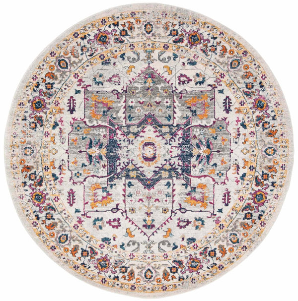 Safavieh Evoke 275 Power Loomed TRADITIONAL Rug Ivory / Grey EVK275A-4