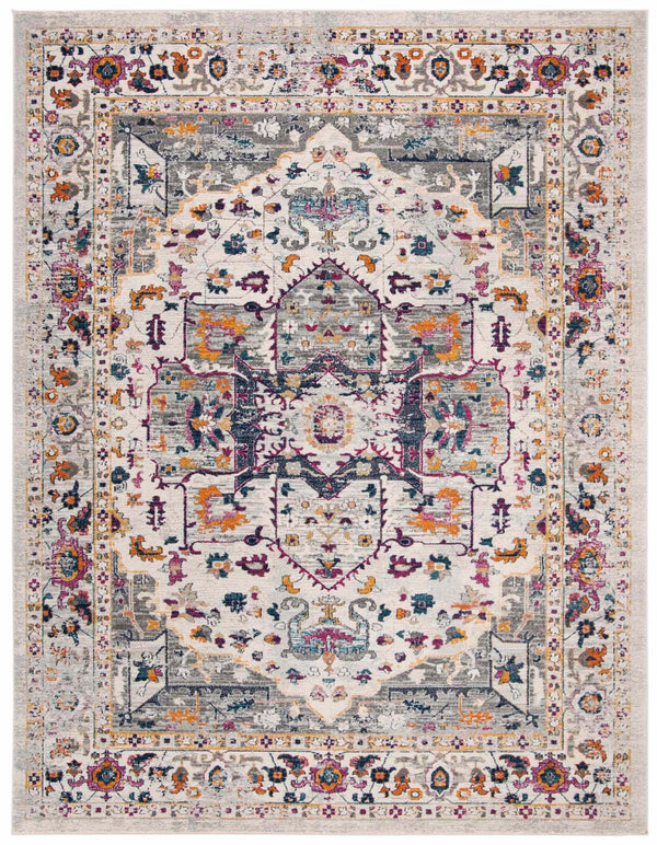Safavieh Evoke 275 Power Loomed TRADITIONAL Rug Ivory / Grey EVK275A-4