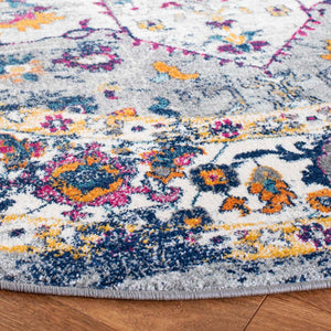 Safavieh Evoke 275 Power Loomed TRADITIONAL Rug Grey / Navy EVK275G-4