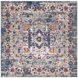 Safavieh Evoke 275 Power Loomed TRADITIONAL Rug Grey / Navy EVK275G-4