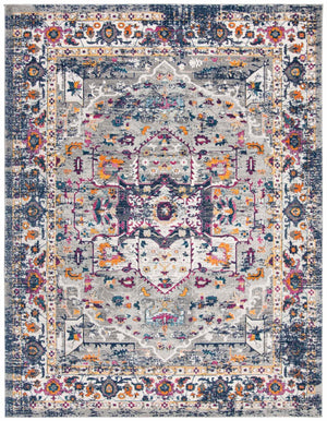 Safavieh Evoke 275 Power Loomed TRADITIONAL Rug Grey / Navy EVK275G-4