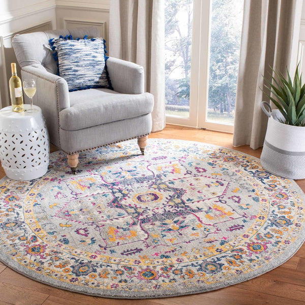 Safavieh Evoke 275 Power Loomed TRADITIONAL Rug Grey / Grey EVK275H-4