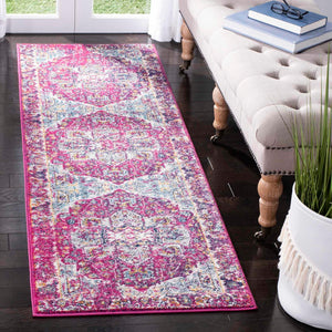 Safavieh Evoke 275 Power Loomed TRADITIONAL Rug Fuchsia / Ivory EVK275R-4