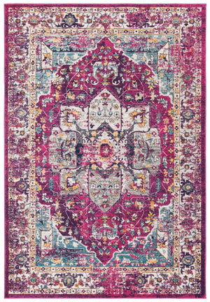Safavieh Evoke 275 Power Loomed TRADITIONAL Rug Fuchsia / Ivory EVK275R-4