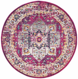 Safavieh Evoke 275 Power Loomed TRADITIONAL Rug Fuchsia / Ivory EVK275R-4
