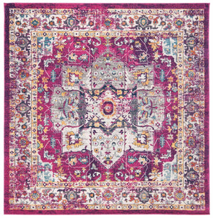 Safavieh Evoke 275 Power Loomed TRADITIONAL Rug Fuchsia / Ivory EVK275R-4