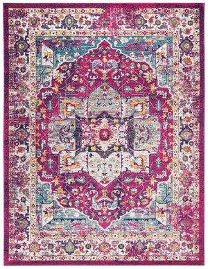 Safavieh Evoke 275 Power Loomed TRADITIONAL Rug Fuchsia / Ivory EVK275R-4