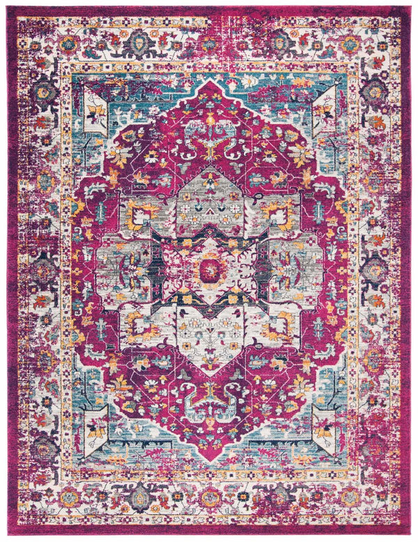 Safavieh Evoke 275 Power Loomed TRADITIONAL Rug Fuchsia / Ivory EVK275R-4