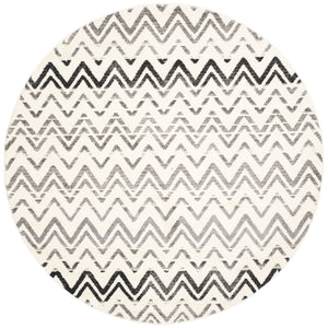 Safavieh Evoke 498 Power Loomed  Rug Cream / Dark Grey EVK498C-4