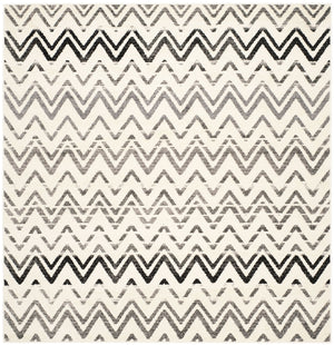 Safavieh Evoke 498 Power Loomed  Rug Cream / Dark Grey EVK498C-4