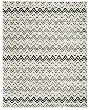 Safavieh Evoke 498 Power Loomed  Rug Cream / Dark Grey EVK498C-4