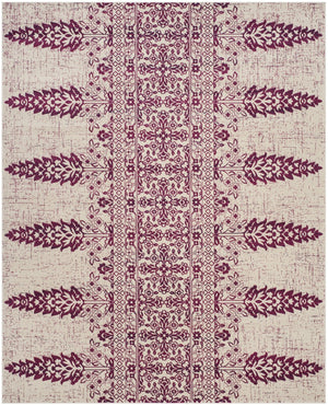 Safavieh Evoke 521 Power Loomed TRADITIONAL Rug Ivory / Fuchsia EVK521K-3