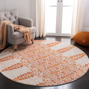 Safavieh Evoke 521 Power Loomed TRADITIONAL Rug Ivory / Gold EVK521R-3