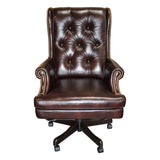 Parker House Parker Living - Leather Desk Chair Havana with Brown Base Top Grain Leather with Match (X) DC#112-HA