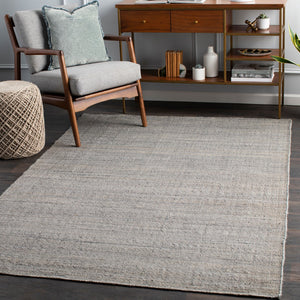 Surya Evora 2' X 3' Handmade Jute Area Rug - Elegant, Durable, Low-maintenance Cottage Style For Any Room Gray Jute Evo2304-23
