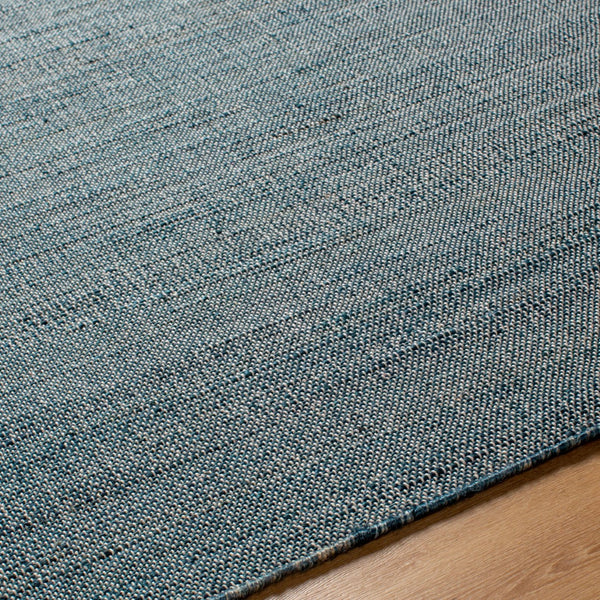 Surya Evora 2' X 3' Handmade Jute Area Rug - Elegant, Durable, Low-maintenance Cottage Style For Any Room Deep Teal Jute Evo2305-576