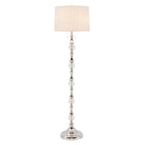 Homelegance By Top-Line Riana Glass Orb 2-Light Accent Floor Lamp Silver Steel