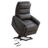 Parker House Parker Living Hercules-Haze Power Lift Recliner with Articulating Headrest Haze 70% Polyester, 30% PU (W) MHER#812LIFT-HAZ