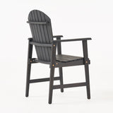 Christopher Knight Home® - Noble House - Malibu Outdoor Weather Resistant Acacia Wood Adirondack Dining Chairs (Set of 2)