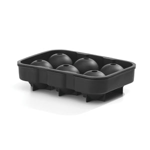 Lenox Cambridge 6-Sphere Black Silicone Ice Mold NO COLOR METAL 9469IMTW