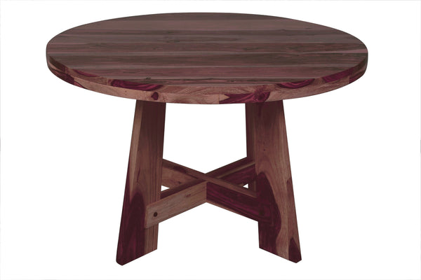Porter Designs Kalispell Solid Sheesham Wood Dining Table - Timeless Craftsmanship & Style Natural Wood 07-196-04-2419