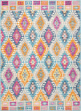 Nourison Passion PSN02 Machine Made Power-loomed No Border Indoor Only Bohemian Contemporary Rug Multicolor, Multicolor 100% Polypropylene 99446388063