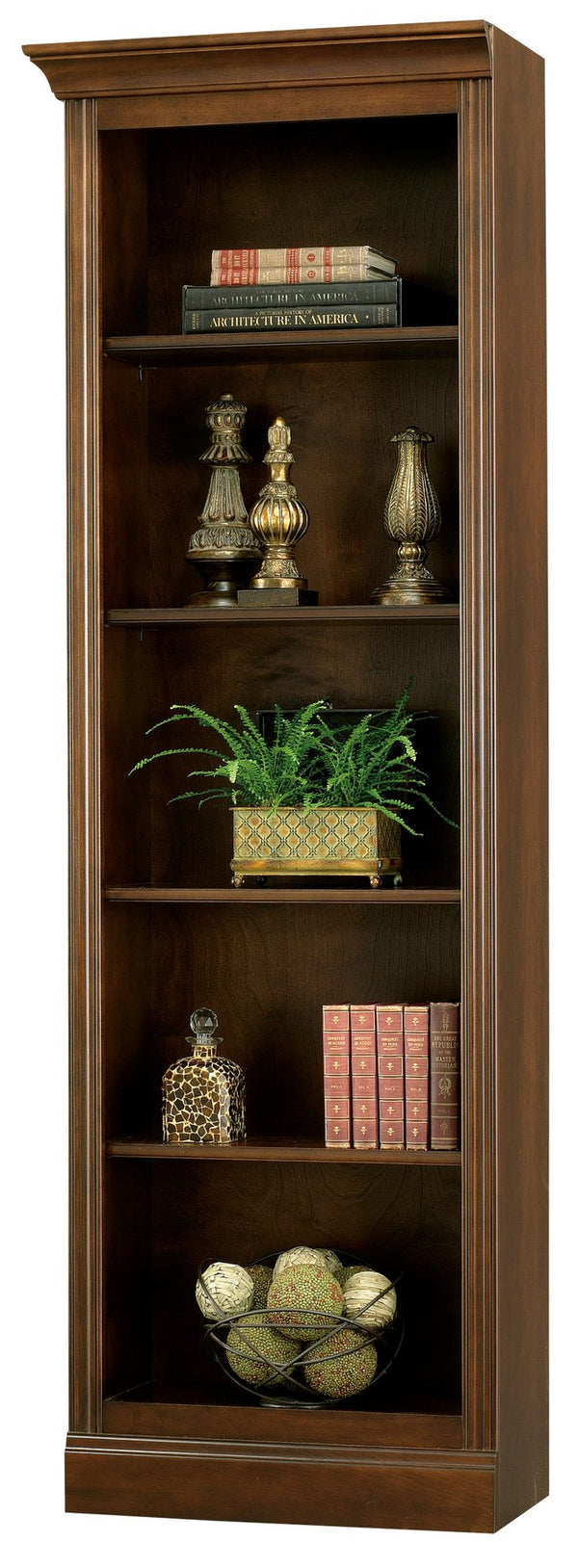 Hekman Furniture 920002 Left Bookcase - Elegant Solid Wood Design, Adjustable Shelves & Ample Storage For Any Space Saratoga ,Hekman Furniture Left Return Bookcase 920002