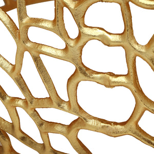 English Elm Christopher Knight Home® - MESH Gold Coffee Table - Handcrafted Aluminum Mesh Design, Modern Glam Centerpiece 27.5"W x12.5"H 66620.00