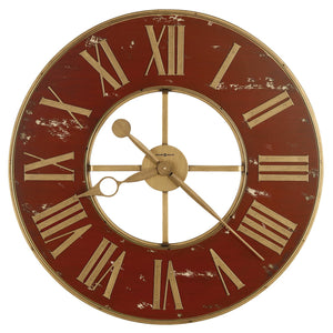 Hekman Furniture 625649 Boris Oversized Wall Clock - Antique Brass Design, Durable Quartz Movement, Home Essential Decor  Boris Wall Clock 625649