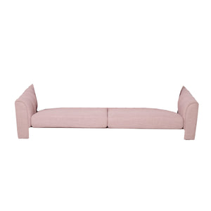 English Elm Christopher Knight Home® - 3-Seater Sofa In Blush Fabric - Contemporary Design With Tufted Accents And Cozy Pillows For Comfort 66957.00ALBLSH_66957.00BLBLSH