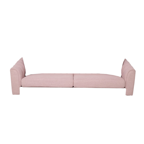 English Elm Christopher Knight Home® - 3-Seater Sofa In Blush Fabric - Contemporary Design With Tufted Accents And Cozy Pillows For Comfort 66957.00ALBLSH_66957.00BLBLSH