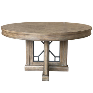 Parker House Sundance Dining - Sandstone 54 In. Round Dining Table Sandstone Rubberwood Solids / Mindi Veneers DSUN#54RND-SS