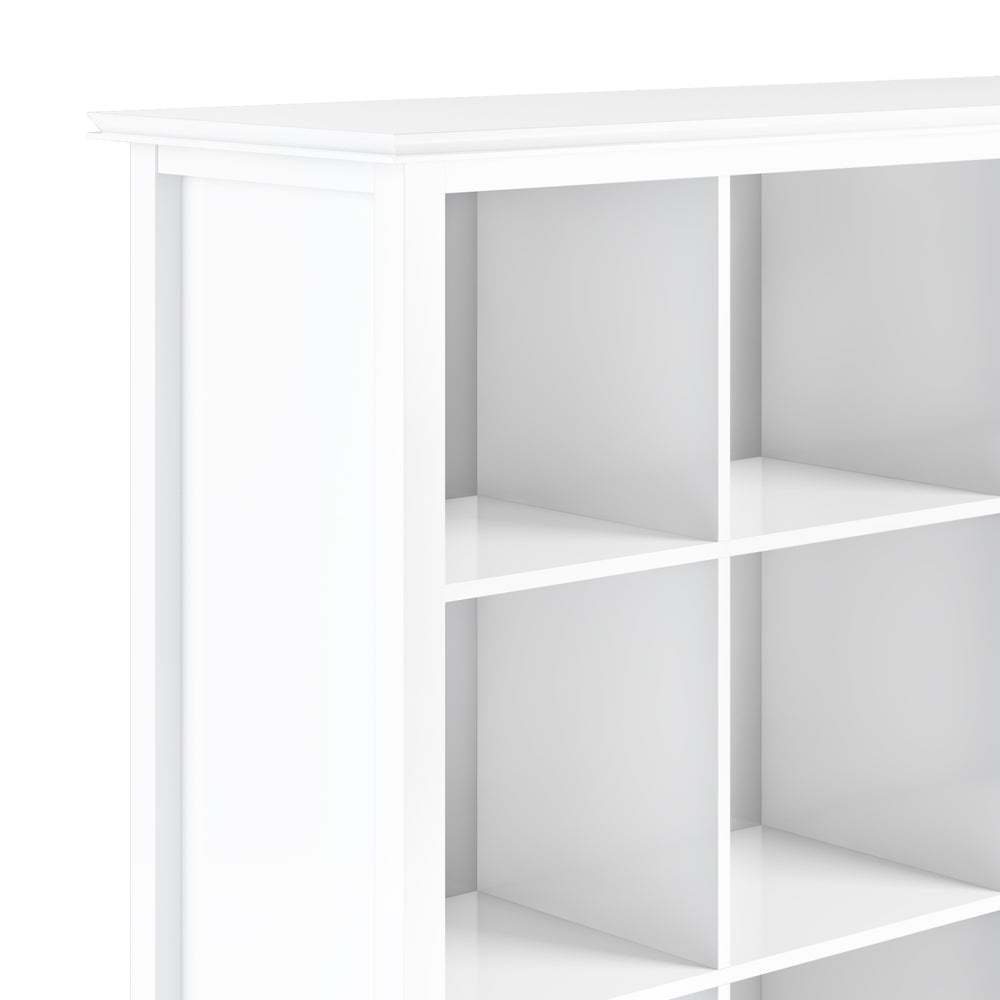 English Elm Artisan 9-Cube Bookcase - Handcrafted White Storage Unit For Stylish Organization In Any Room B136P158415
