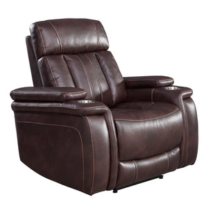 Parker House Parker Living Royce - Fantom Brown Power Recliner Fantom Brown 88% Polyester / 12% PU (W) MROY#812PH-FNB