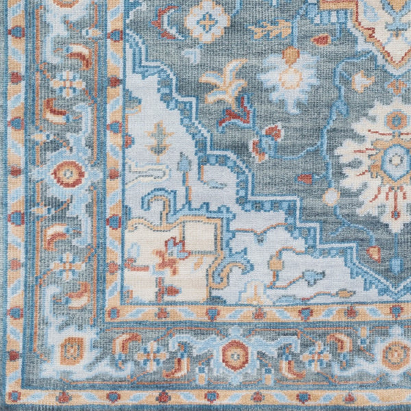 Surya Elixir 6' X 9' Handcrafted Wool Rug With Timeless Elegance, Intricate Fringe & Durable Design Dark Green Wool Exi1001-69