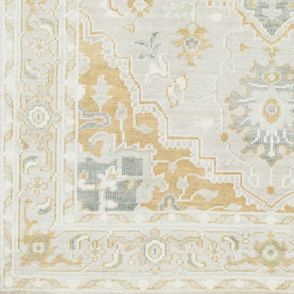 Surya Elixir 6' X 9' Handcrafted Wool Rug With Timeless Elegance, Intricate Fringe & Durable Design Light Sage Wool Exi1002-69