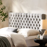 Christopher Knight Home® - Noble House - Jezebel Contemporary Full/Queen Tufted Fabric Headboard