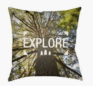 Livabliss Explore Woven Geometric Accent Pillow 18 Inch Square Polyester Fill Sofa Styling EXP001-1818