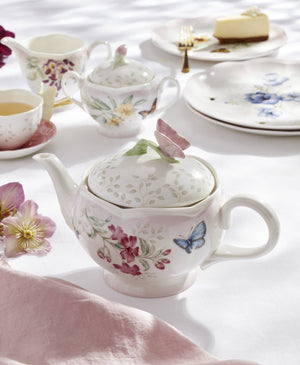 Lenox Butterfly Meadow Pink Ombre 5-Piece Tea Set Multi, PINK PORCELAIN 897102