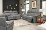 Parker House Parker Living Mason - Carbon Power Reclining Sofa Loveseat and Recliner Carbon 100% Polyester (W) MMA-321CPH-CRB