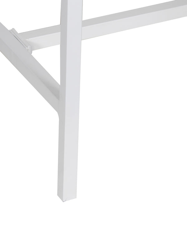 Porter Designs Porter Yuki Solid Wood Counter Table - Stylish White Design For Compact Dining Spaces & Decor White Wood 07-108-08-8653